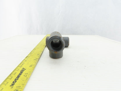 1" Butt Weld Seamless Pipe Fitting TEE Thick Wall Lot Of 2