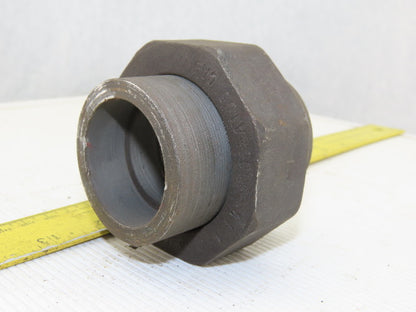 A105N 1-11/16" ID Socket Weld Pipe Fitting UNION