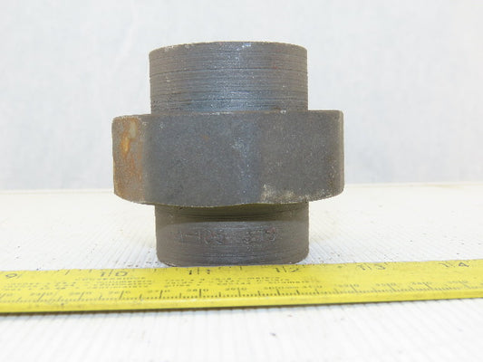A105N 1-11/16" ID Socket Weld Pipe Fitting UNION