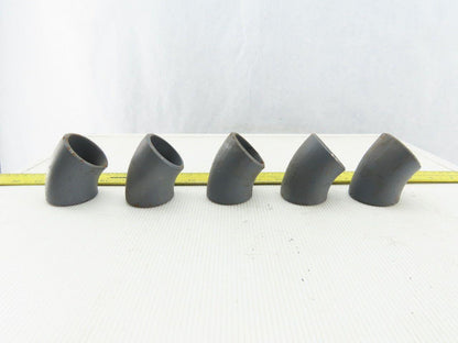 STD WPBJZH1 691 1-1/2" Butt Weld Stainless Steel 45° Elbow Lot Of 5