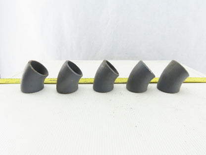 STD WPBJZH1 691 1-1/2" Butt Weld Stainless Steel 45° Elbow Lot Of 5