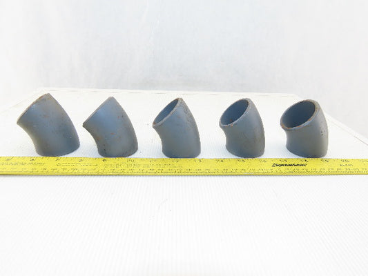 STD WPBJZH1 691 1-1/2" Butt Weld Stainless Steel 45° Elbow Lot Of 5