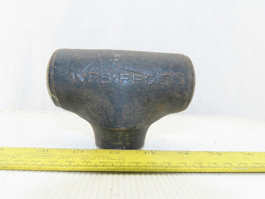 1-1/2" x 1-1/4" x 1-1/2" Butt Weld Seamless Pipe Fitting Reducer TEE