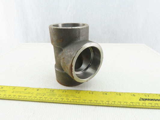 Anvil A105N 2" Steel Socket Weld Pipe Fitting TEE