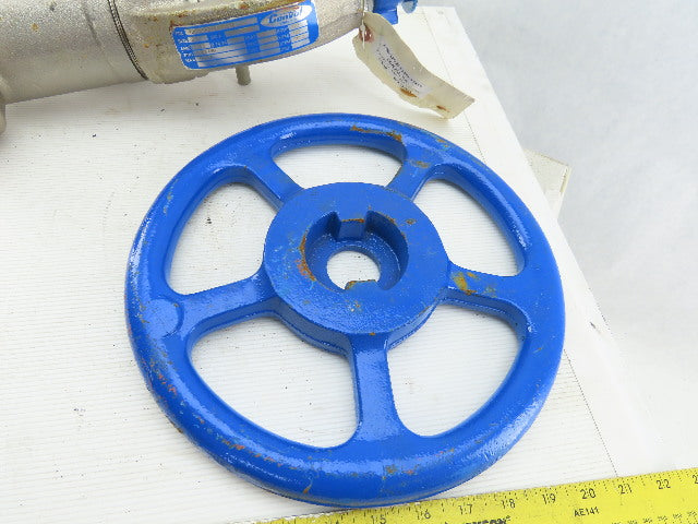 Conval STK-10 2" Socket Weld Stainless Steel Globe Valve 1100°F