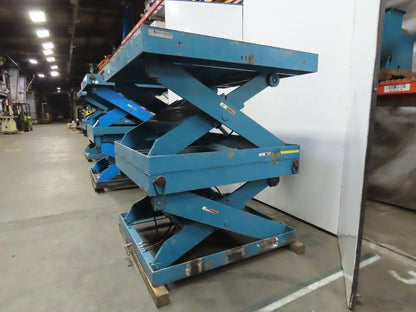 Advance Lifts 9500Lb. Hydraulic Scissor Lift Table 63"x64" Top 23-5/8" to 84"