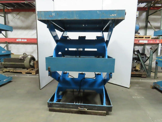 Advance Lifts 9500Lb. Hydraulic Scissor Lift Table 63"x64" Top 23-5/8" to 84"