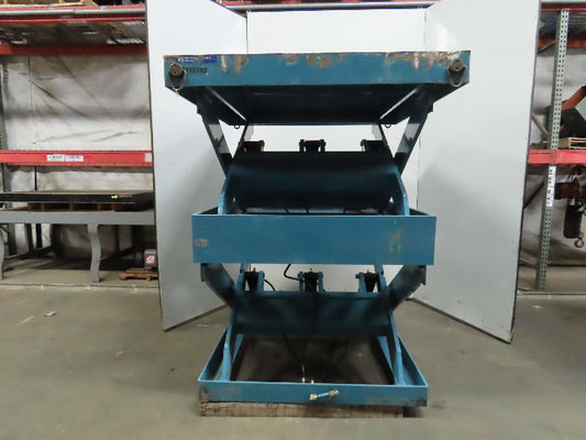 Advance Lifts 9500Lb. Hydraulic Scissor Lift Table 63"x64" Top 23-5/8" to 84"