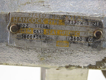 Hancock 7130W 2" Socket Weld Forged Steel Globe Valve 90° 3600 WOG