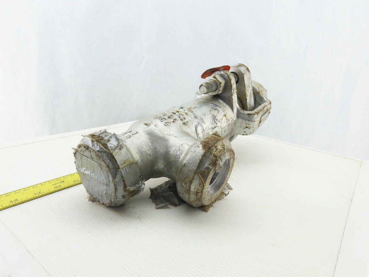 Hancock 7130W 2" Socket Weld Forged Steel Globe Valve 90° 3600 WOG