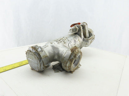 Hancock 7130W 2" Socket Weld Forged Steel Globe Valve 90° 3600 WOG