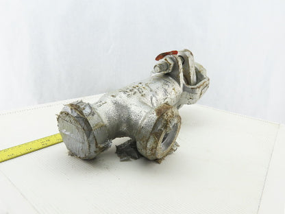Hancock 7130W 2" Socket Weld Forged Steel Globe Valve 90° 3600 WOG