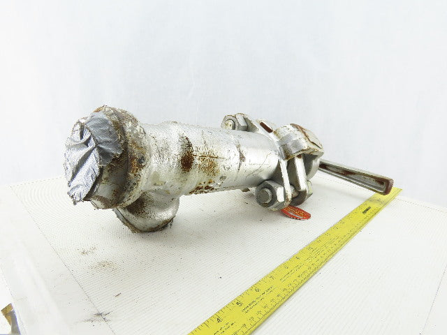 Hancock 7190W 2" Socket Weld Forged Steel Globe Valve 90° 3600 WOG