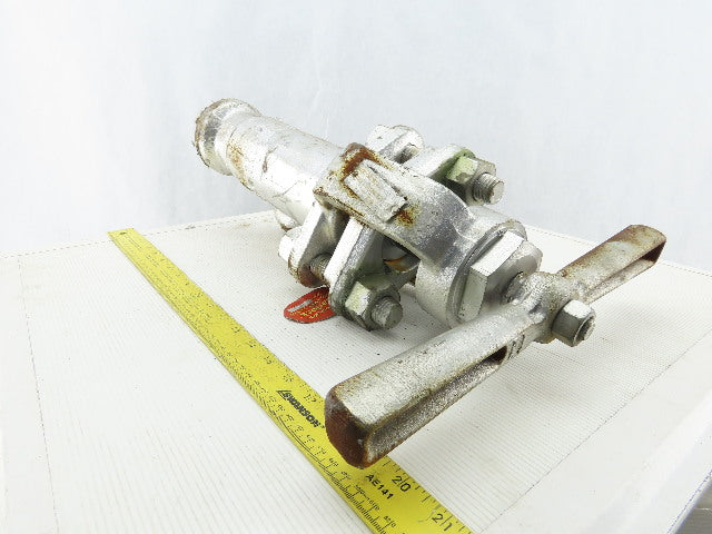 Hancock 7190W 2" Socket Weld Forged Steel Globe Valve 90° 3600 WOG