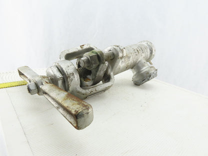 Hancock 7190W 2" Socket Weld Forged Steel Globe Valve 90° 3600 WOG