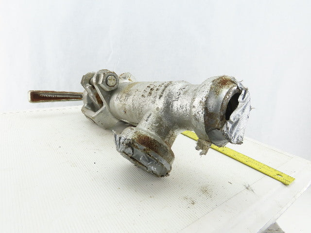 Hancock 7190W 2" Socket Weld Forged Steel Globe Valve 90° 3600 WOG