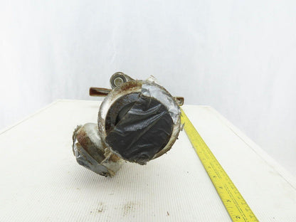 Hancock 7190W 2" Socket Weld Forged Steel Globe Valve 90° 3600 WOG