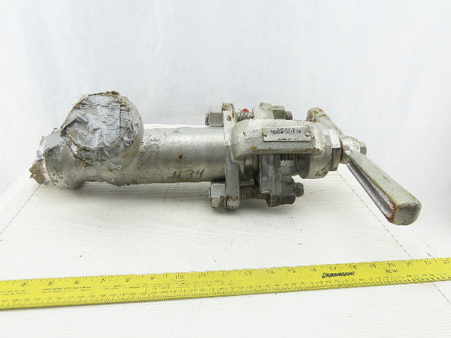 Hancock 7190W 2" Socket Weld Forged Steel Globe Valve 90° 3600 WOG