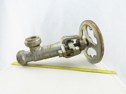 Hancock 7190W 2" Socket Weld Forged Steel Globe Valve 90° 3600 WOG