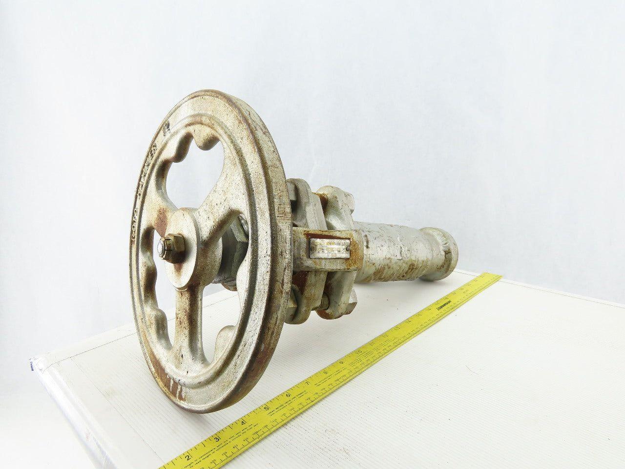 Hancock 7190W 2" Socket Weld Forged Steel Globe Valve 90° 3600 WOG