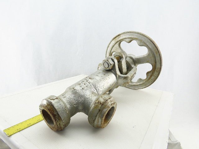 Hancock 7190W 2" Socket Weld Forged Steel Globe Valve 90° 3600 WOG