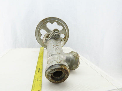 Hancock 7190W 2" Socket Weld Forged Steel Globe Valve 90° 3600 WOG