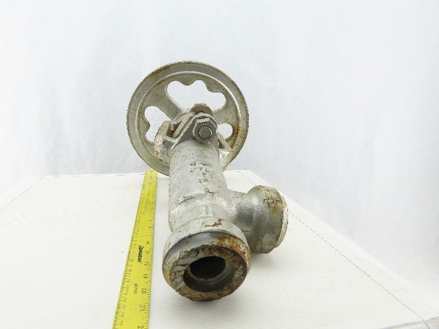Hancock 7190W 2" Socket Weld Forged Steel Globe Valve 90° 3600 WOG
