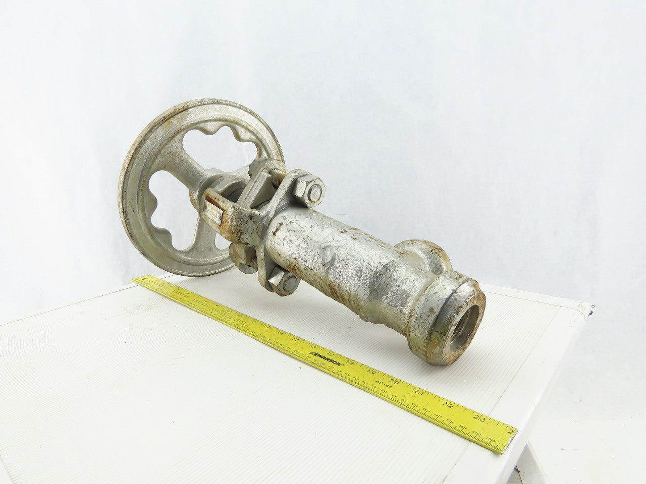 Hancock 7190W 2" Socket Weld Forged Steel Globe Valve 90° 3600 WOG