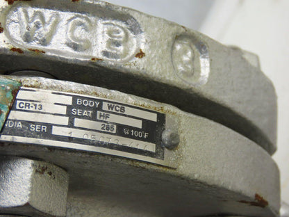 Powell B-1755 1561 3" Flange Mount 600 Wall Swing Check Valve