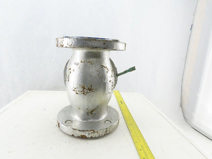 Powell B-1755 1561 3" Flange Mount 600 Wall Swing Check Valve