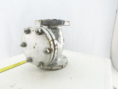 Powell B-1755 1561 3" Flange Mount 600 Wall Swing Check Valve