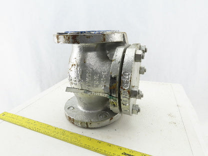 Powell B-1755 1561 3" Flange Mount 600 Wall Swing Check Valve