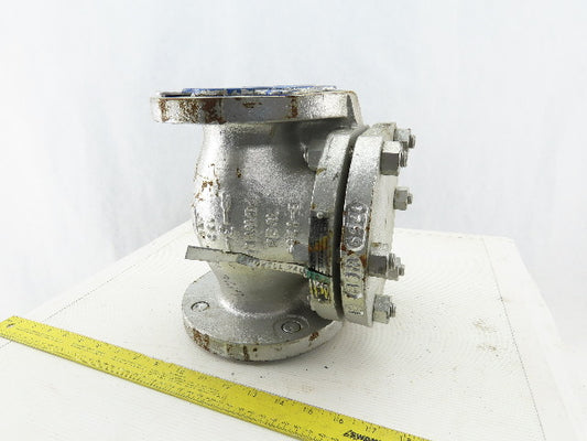Powell B-1755 1561 3" Flange Mount 600 Wall Swing Check Valve