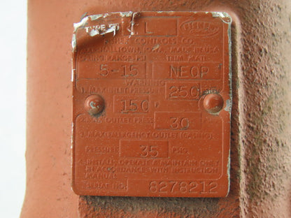 Fisher Model 95L 3/4"NPT 250 PSI Inlet 35 PSI Outlet Pressure Reducing Regulator