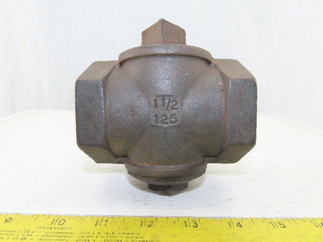 Crane 1-1/2" Ductile Iron Gas Shut/Off Valve Wrench Operated 125