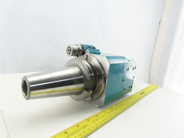 PDQ 402-24-011 CNC Cat 50 Right Angle Tooling 3:1 Gear Reduction Head