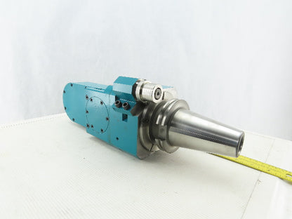 PDQ 402-24-011 CNC Cat 50 Right Angle Tooling 3:1 Gear Reduction Head
