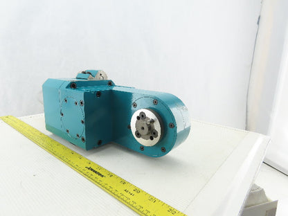 PDQ 402-24-011 CNC Cat 50 Right Angle Tooling 3:1 Gear Reduction Head