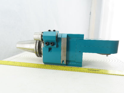 PDQ 402-24-011 CNC Cat 50 Right Angle Tooling 3:1 Gear Reduction Head