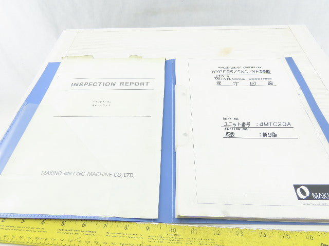 Makino Milling Machine 4MTC20A Electrical Prints Schematics