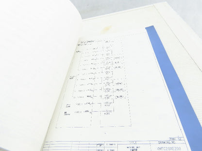 Makino Milling Machine 4MTC20A Electrical Prints Schematics