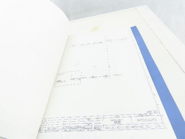 Makino Milling Machine 4MTC20A Electrical Prints Schematics