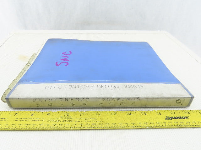 Makino Milling Machine 4MTC20A Electrical Prints Schematics