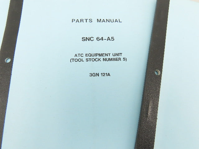 Makino Milling Machine SNC 61-(A) Parts Manual Series Lot of 7 Books