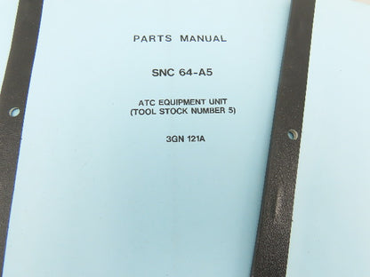 Makino Milling Machine SNC 61-(A) Parts Manual Series Lot of 7 Books