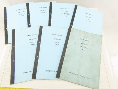 Makino Milling Machine SNC 61-(A) Parts Manual Series Lot of 7 Books
