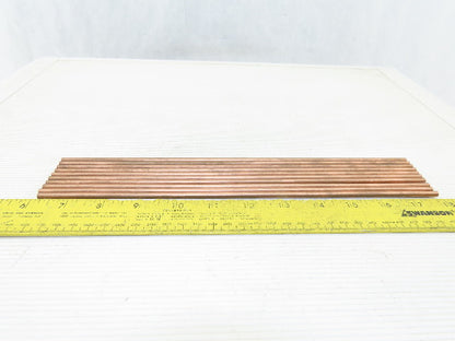 Saturn Multichannel Copper Tube .1875 (5Channel) x 12" Lot of 10