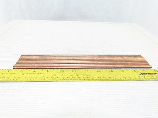 Saturn Multichannel Copper Tube .1875 (5Channel) x 12" Lot of 10