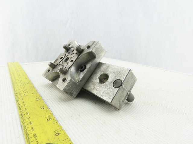 EDM Tooling 3-1/2"x3-1/2"x1" Aluminum Adapter Plate Lot of 2