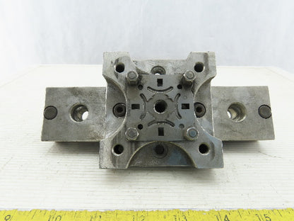 EDM Tooling 3-1/2"x3-1/2"x1" Aluminum Adapter Plate Lot of 2